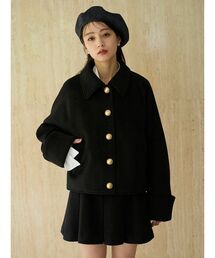 SNIDEL | ステンカラーメタルボタンジャケット(ブルゾン)