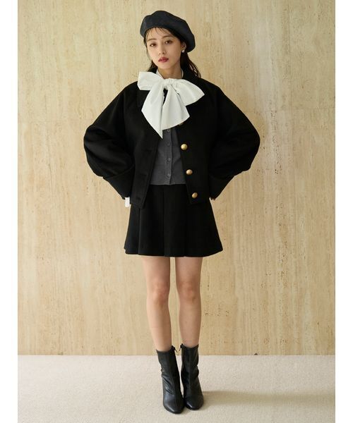 ステンカラーメタルボタンジャケット（ブルゾン）｜SNIDEL（スナイデル