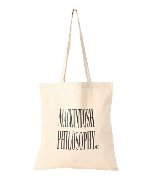 MACKINTOSH PHILOSOPHY（ﾏｯｷﾝﾄｯｼｭ ﾌｨﾛｿﾌｨｰ）の「GREY LABEL カラーロゴトート（トートバッグ・レディース・チャコールグレー/ブルー/レッド/ベージュ・FREE）」の3枚目の写真