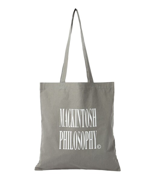 MACKINTOSH PHILOSOPHY（ﾏｯｷﾝﾄｯｼｭ ﾌｨﾛｿﾌｨｰ）の「GREY LABEL カラーロゴトート（トートバッグ・レディース・チャコールグレー/ブルー/レッド/ベージュ・FREE）」の2枚目の写真