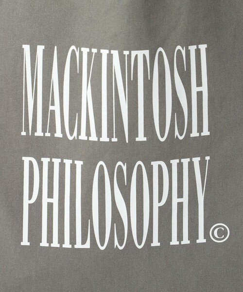 MACKINTOSH PHILOSOPHY（ﾏｯｷﾝﾄｯｼｭ ﾌｨﾛｿﾌｨｰ）の「GREY LABEL カラーロゴトート（トートバッグ・レディース・チャコールグレー/ブルー/レッド/ベージュ・FREE）」の10枚目の写真