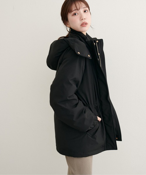 WOODS×natural couture ミドル丈ダウン WOODS × natural couture】ミドル丈ダウン（ダウンジャケット/コート