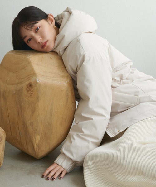 WOODS × natural couture】ミドル丈ダウン（ダウンジャケット/コート