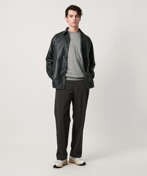 UNITED ARROWS（ユナイテッドアローズ）の「トロピカル ソリッド モダンイージー パンツ（その他パンツ・メンズ・ダークグレー・L/M/S/XL）」の4枚目の写真