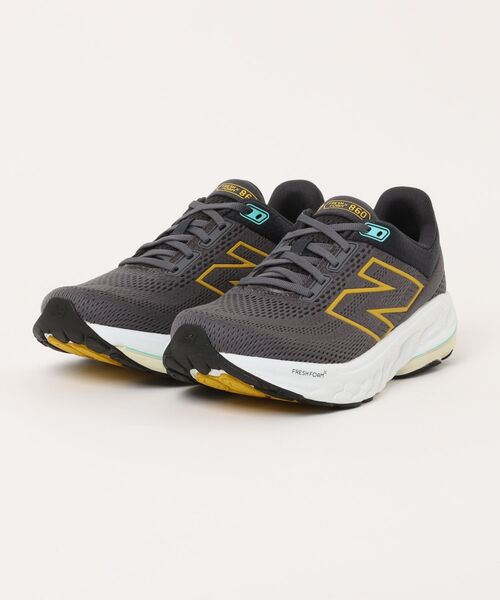 NEW BALANCE(ニューバランス)の「new balance ニューバランス FRESH FOAM X 860 V14【軽量】メンズスニーカー ランニングシューズ(フレッシュフォームエックス860)(スニーカー・メンズ・ブラック系その他/カーキ・25.0cm/25.5cm/26.0cm/26.5cm/27.0cm/27.5cm/28.0cm/29.0cm)」の2枚目の写真