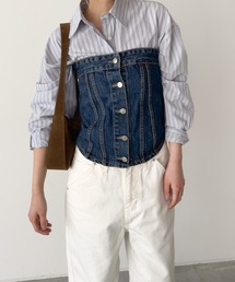 CANAL JEAN | diggity　デニムビスチェ(ベスト)
