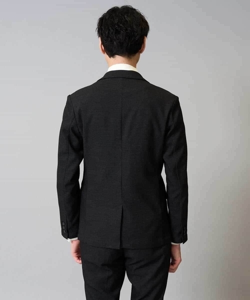 a.v.v（アーヴェヴェ）の「【春の通勤におすすめ/イージーケア/洗濯機で洗える】〈ON/OFF SERIES〉デニムライクストレッチスマートジャケット（テーラードジャケット・メンズ・チャコールグレー/ネイビー・46/48/50/44）」の11枚目の写真