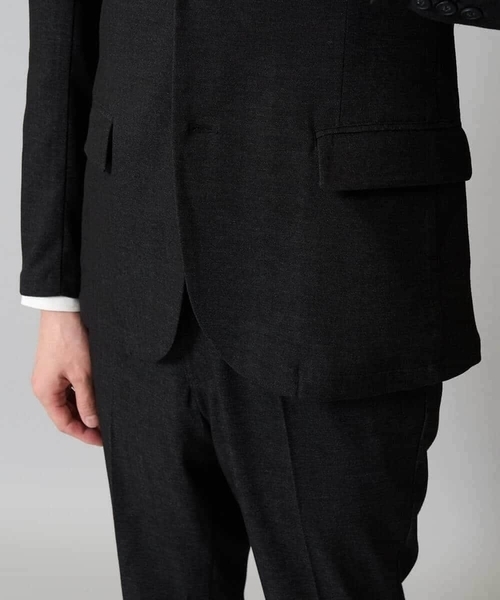 a.v.v（アーヴェヴェ）の「【春の通勤におすすめ/イージーケア/洗濯機で洗える】〈ON/OFF SERIES〉デニムライクストレッチスマートジャケット（テーラードジャケット・メンズ・チャコールグレー/ネイビー・46/48/50/44）」の7枚目の写真