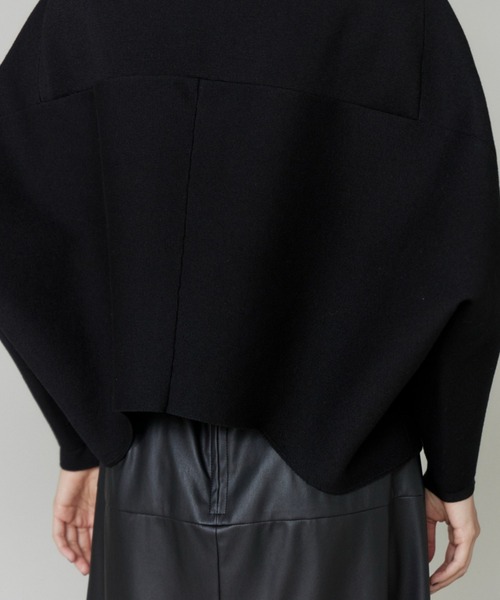 INED（イネド）の「ミラノリブカーディガン（カーディガン/ボレロ・レディース・ブラック/グレー・9号）」の14枚目の写真