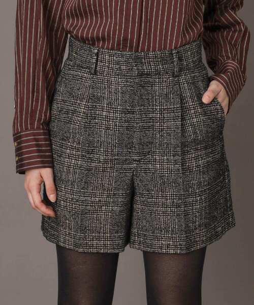 DRESSTERIOR（ドレステリア）の「ループグレンチェックショートパンツ（その他パンツ・レディース・ブラック系1・34/36/38/40）」の2枚目の写真