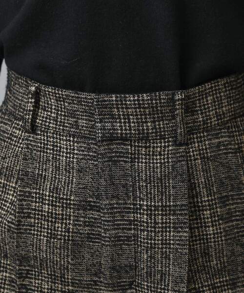 DRESSTERIOR（ドレステリア）の「ループグレンチェックショートパンツ（その他パンツ・レディース・ブラック系1・34/36/38/40）」の3枚目の写真