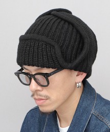 ReqHatter | ドッグイヤー リブニット フライトニットキャップ(ニットキャップ/ビーニー)