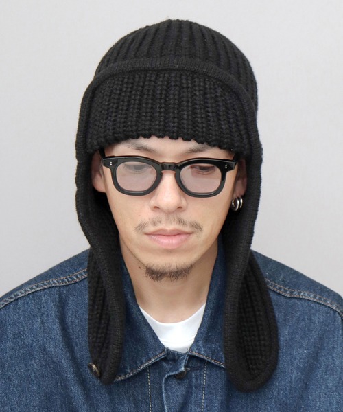 ドッグイヤー リブニット フライトニットキャップ（ニットキャップ