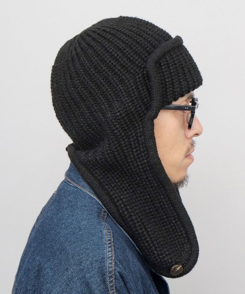 ドッグイヤー リブニット フライトニットキャップ（ニットキャップ