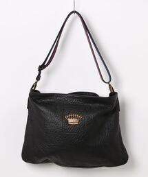 SOUS LES PAVÉS ブラックショルダーバッグフランスカエル