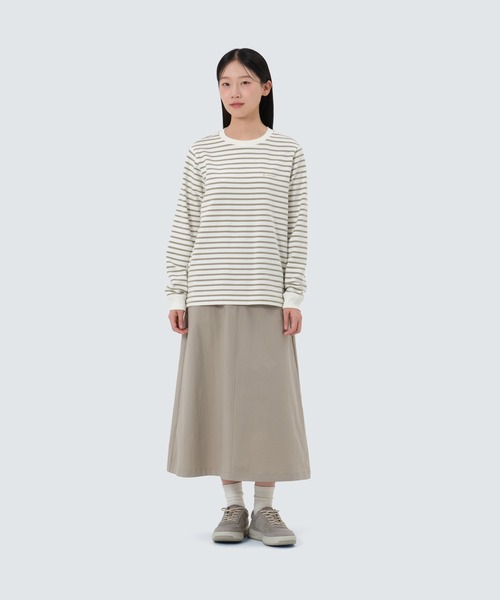 Snow Peak(スノーピーク)の「SnowPeak / Polywasher Skirt ポリワッシャースカート 海外限定(スカート・レディース・カーキ/ダークカーキ/スミクロ・S/M/L)」の15枚目の写真