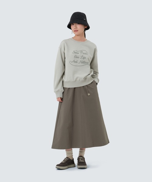 Snow Peak(スノーピーク)の「SnowPeak / Polywasher Skirt ポリワッシャースカート 海外限定(スカート・レディース・カーキ/ダークカーキ/スミクロ・S/M/L)」の9枚目の写真