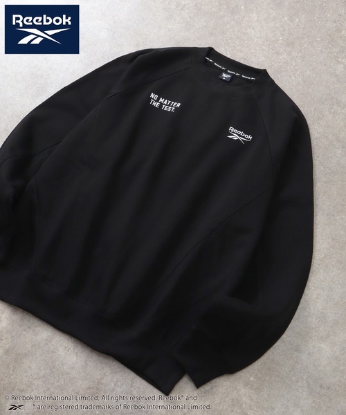 Reebok(リーボック)の「【Reebok/リーボック】CORPUS TOKYO別注 ラグランスウェット スイッチングプルオーバー 裏起毛(スウェット・メンズ・チャコール/ブラック/グレイッシュベージュ/アッシュグレー・L/LL/M)」の8枚目の写真