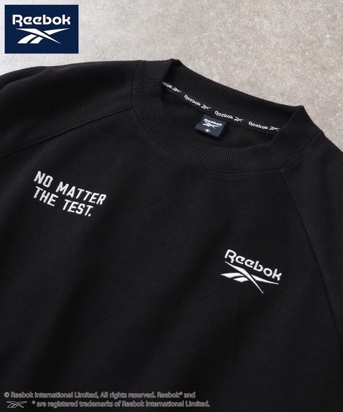 Reebok(リーボック)の「【Reebok/リーボック】CORPUS TOKYO別注 ラグランスウェット スイッチングプルオーバー 裏起毛(スウェット・メンズ・チャコール/ブラック/グレイッシュベージュ/アッシュグレー・L/LL/M)」の16枚目の写真