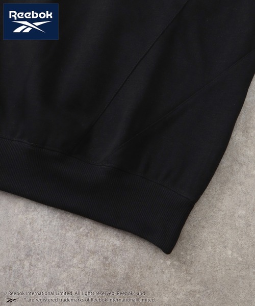 Reebok(リーボック)の「【Reebok/リーボック】CORPUS TOKYO別注 ラグランスウェット スイッチングプルオーバー 裏起毛(スウェット・メンズ・チャコール/ブラック/グレイッシュベージュ/アッシュグレー・L/LL/M)」の15枚目の写真