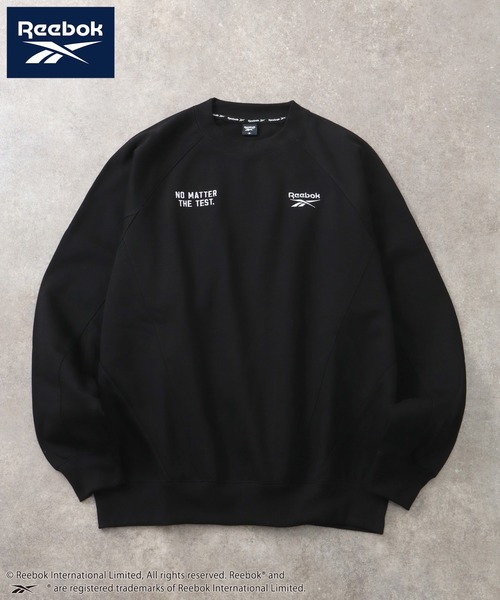 Reebok(リーボック)の「【Reebok/リーボック】CORPUS TOKYO別注 ラグランスウェット スイッチングプルオーバー 裏起毛(スウェット・メンズ・チャコール/ブラック/グレイッシュベージュ/アッシュグレー・L/LL/M)」の18枚目の写真
