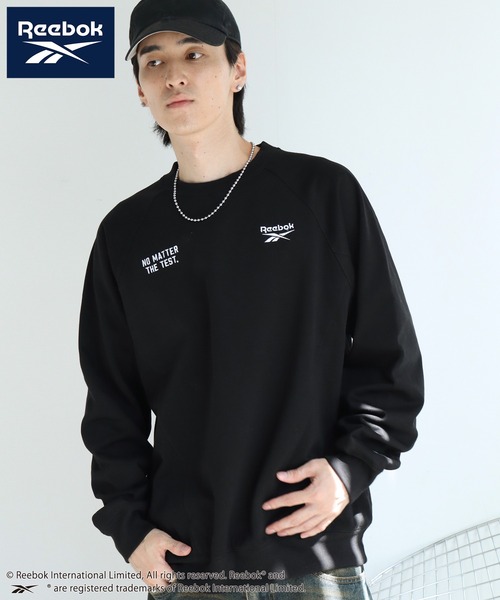 Reebok(リーボック)の「【Reebok/リーボック】CORPUS TOKYO別注 ラグランスウェット スイッチングプルオーバー 裏起毛(スウェット・メンズ・チャコール/ブラック/グレイッシュベージュ/アッシュグレー・L/LL/M)」の7枚目の写真