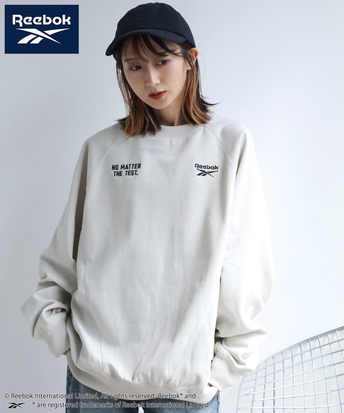 Reebok(リーボック)の「【Reebok/リーボック】CORPUS TOKYO別注 ラグランスウェット スイッチングプルオーバー 裏起毛(スウェット・メンズ・チャコール/ブラック/グレイッシュベージュ/アッシュグレー・L/LL/M)」の10枚目の写真