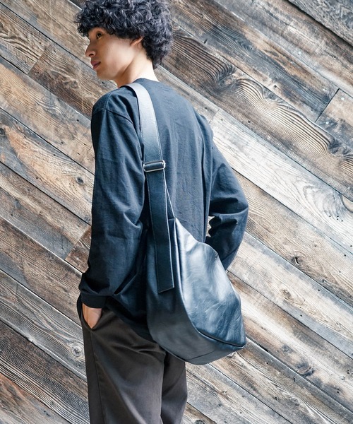 BEVERLY HILLS POLO CLUB(ビバリーヒルズポロクラブ)の「【BEVERLY HILLS POLO CLUB/ビバリーヒルズポロクラブ 】フェイクレザー ビッグショルダーバッグ(ショルダーバッグ・メンズ・ブラウン/ブラック・FREE)」の10枚目の写真