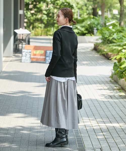 JOURNAL STANDARD（ジャーナルスタンダード）の「ベアテレコ2WAYカーディガン（カーディガン/ボレロ・レディース・ブラウン/レッド/チョコ/ブラック・FREE）」の7枚目の写真