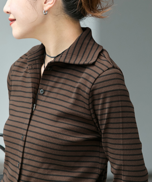 JOURNAL STANDARD（ジャーナルスタンダード）の「ベアテレコ2WAYカーディガン（カーディガン/ボレロ・レディース・ブラウン/レッド/チョコ/ブラック・FREE）」の20枚目の写真