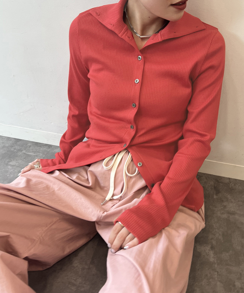 JOURNAL STANDARD（ジャーナルスタンダード）の「ベアテレコ2WAYカーディガン（カーディガン/ボレロ・レディース・ブラウン/レッド/チョコ/ブラック・FREE）」の21枚目の写真