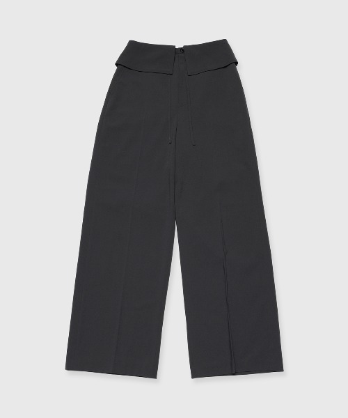 JOSE MOON（ジョゼムーン）の「TORO TROUSERS/トロトラウザーズ（スラックス・レディース・グレー/ブラック・36/38）」の2枚目の写真