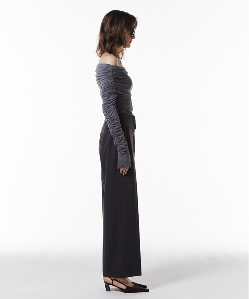 JOSE MOON（ジョゼムーン）の「TORO TROUSERS/トロトラウザーズ（スラックス・レディース・グレー/ブラック・36/38）」の17枚目の写真