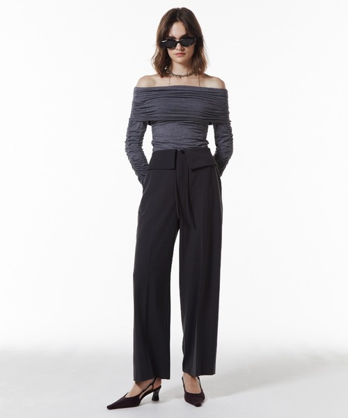 JOSE MOON（ジョゼムーン）の「TORO TROUSERS/トロトラウザーズ（スラックス・レディース・グレー/ブラック・36/38）」の15枚目の写真