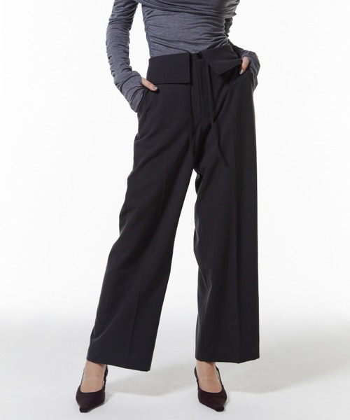 JOSE MOON（ジョゼムーン）の「TORO TROUSERS/トロトラウザーズ（スラックス・レディース・グレー/ブラック・36/38）」の20枚目の写真