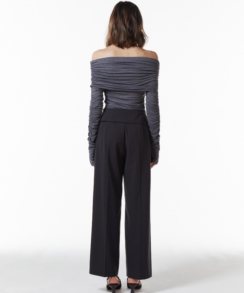 JOSE MOON（ジョゼムーン）の「TORO TROUSERS/トロトラウザーズ（スラックス・レディース・グレー/ブラック・36/38）」の14枚目の写真