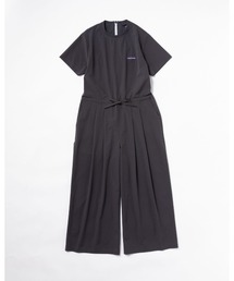 THOUSAND MILE（サウザンドマイル）の「[L's]SHORT SLEEVE ALL IN ONE NY/PU/ショートスリーブオールインワン（サロペット/オーバーオール）」