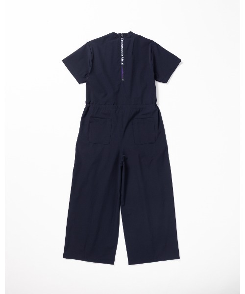 THOUSAND MILE（サウザンドマイル）の「[L's]SHORT SLEEVE ALL IN ONE NY/PU/ショートスリーブオールインワン（サロペット/オーバーオール・レディース・ブラック/チャコールグレー/ネイビー/カーキ/レンガ・FREE）」の10枚目の写真