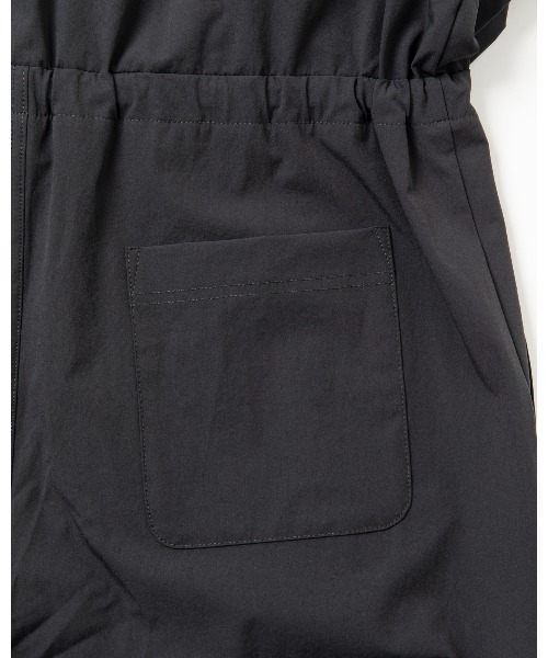 THOUSAND MILE（サウザンドマイル）の「[L's]SHORT SLEEVE ALL IN ONE NY/PU/ショートスリーブオールインワン（サロペット/オーバーオール・レディース・ブラック/チャコールグレー/ネイビー/カーキ/レンガ・FREE）」の19枚目の写真