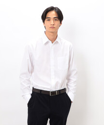 市松柄ドビー ドレスシャツ