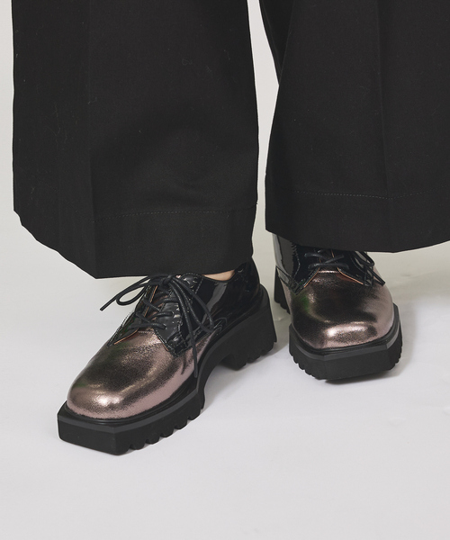 Au BANNISTER(オゥバニスター)の「レースアップ厚底シューズ(その他シューズ・レディース・ブラック/ダークブラウン/その他・35/36/37/38/39)」の22枚目の写真