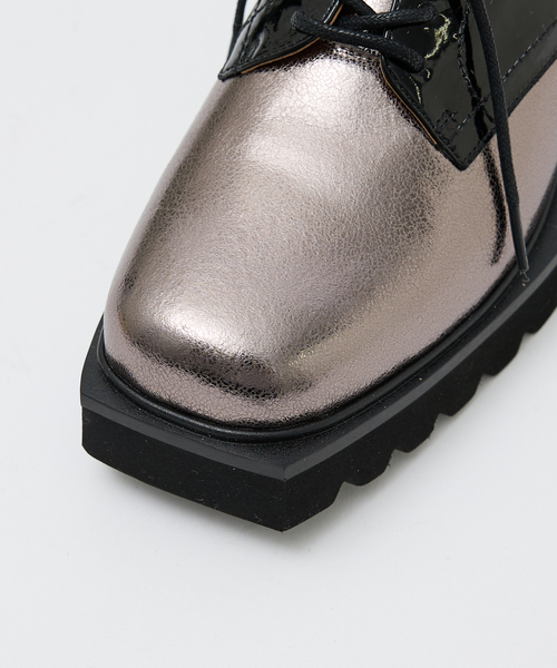 Au BANNISTER(オゥバニスター)の「レースアップ厚底シューズ(その他シューズ・レディース・ブラック/ダークブラウン/その他・35/36/37/38/39)」の7枚目の写真