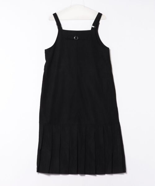 RAGEBLUE（レイジブルー）の「ホソコールプリーツジャンスカ（サロペット/オーバーオール・レディース・ブラック/ブラウン・FREE）」の17枚目の写真