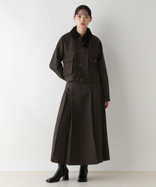 RAGEBLUE（レイジブルー）の「＜DICKIES/ディッキーズ＞ポリツイードプリーツスカート/セットアップ対応（スカート・レディース・ダークグレー/ダークブラウン・FREE）」の12枚目の写真