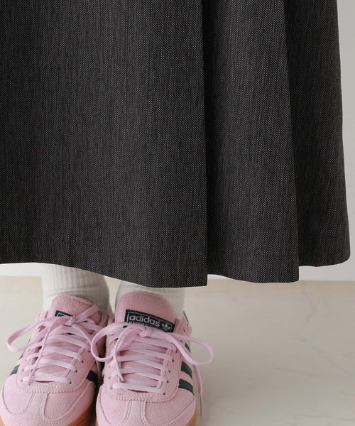 RAGEBLUE（レイジブルー）の「＜DICKIES/ディッキーズ＞ポリツイードプリーツスカート/セットアップ対応（スカート・レディース・ダークグレー/ダークブラウン・FREE）」の3枚目の写真