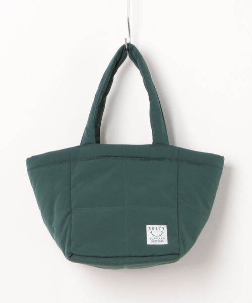 RUSTY(ラスティ)の「【RUSTY/ラスティー】中綿キルティングトートBAG/ランチバッグ・ミニバッグ(トートバッグ・レディース・ブラック/オレンジ/グリーン・FREE)」の9枚目の写真