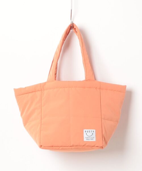 RUSTY(ラスティ)の「【RUSTY/ラスティー】中綿キルティングトートBAG/ランチバッグ・ミニバッグ(トートバッグ・レディース・ブラック/オレンジ/グリーン・FREE)」の10枚目の写真