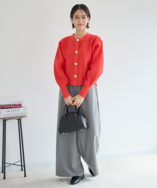 KATHARINE ROSS(キャサリンロス)の「【KATHARINE ROSS】【吸湿発熱/好評につき新色追加/選べる2サイズ】きれいウォームイージーワイド(その他パンツ・レディース・ライトブルー/チャコールグレー/ベージュ・SMALL/MEDIUM)」の5枚目の写真