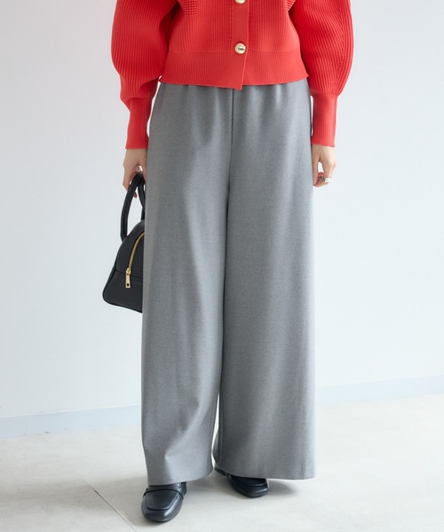 KATHARINE ROSS(キャサリンロス)の「【KATHARINE ROSS】【吸湿発熱/好評につき新色追加/選べる2サイズ】きれいウォームイージーワイド(その他パンツ・レディース・ライトブルー/チャコールグレー/ベージュ・SMALL/MEDIUM)」の4枚目の写真