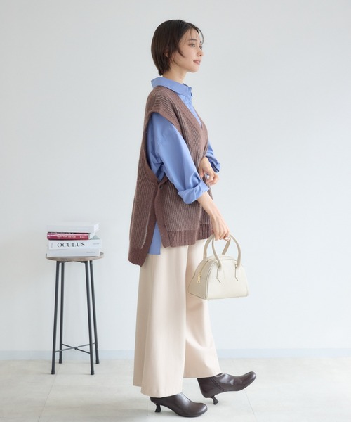 KATHARINE ROSS(キャサリンロス)の「【KATHARINE ROSS】【吸湿発熱/好評につき新色追加/選べる2サイズ】きれいウォームイージーワイド(その他パンツ・レディース・ライトブルー/チャコールグレー/ベージュ・SMALL/MEDIUM)」の13枚目の写真